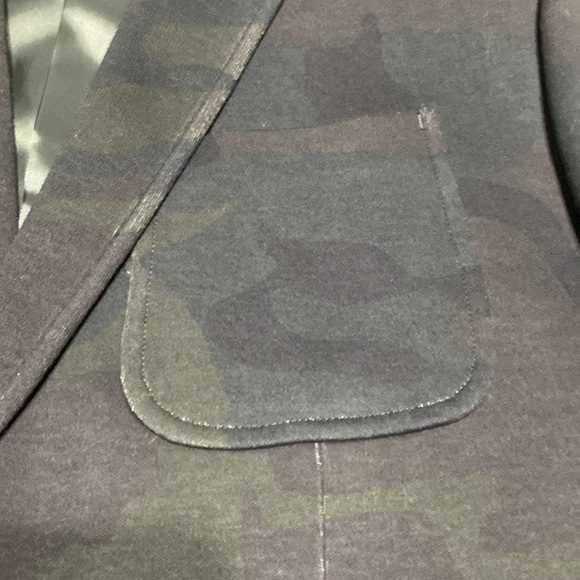 Jack Spade Camo Print Ponte Knit Sports Coat - Picture 3 of 12